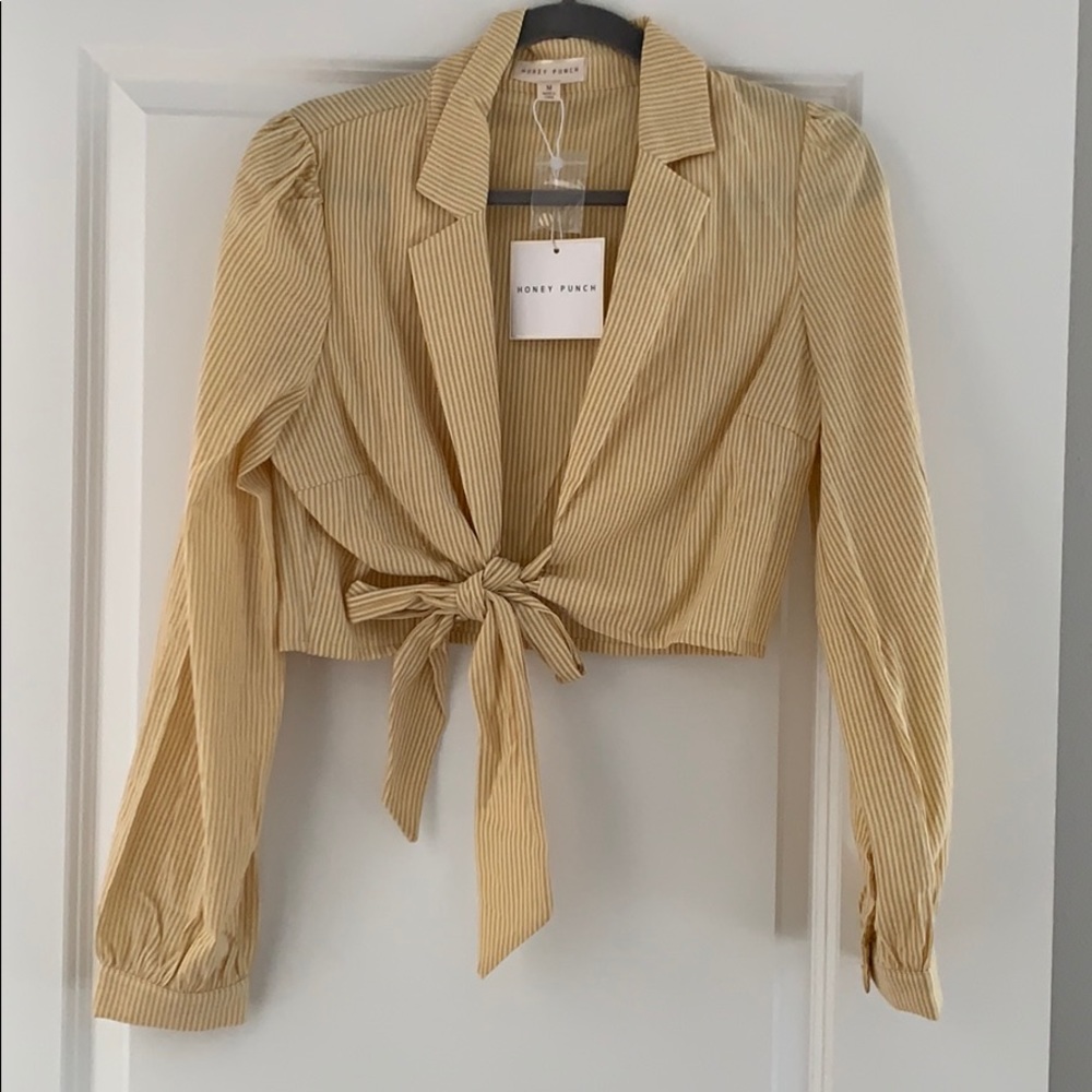 Crop top Tie shirt